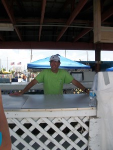 New faces appeared behind the normally busy rodeo counters awaiting next year's rodeo